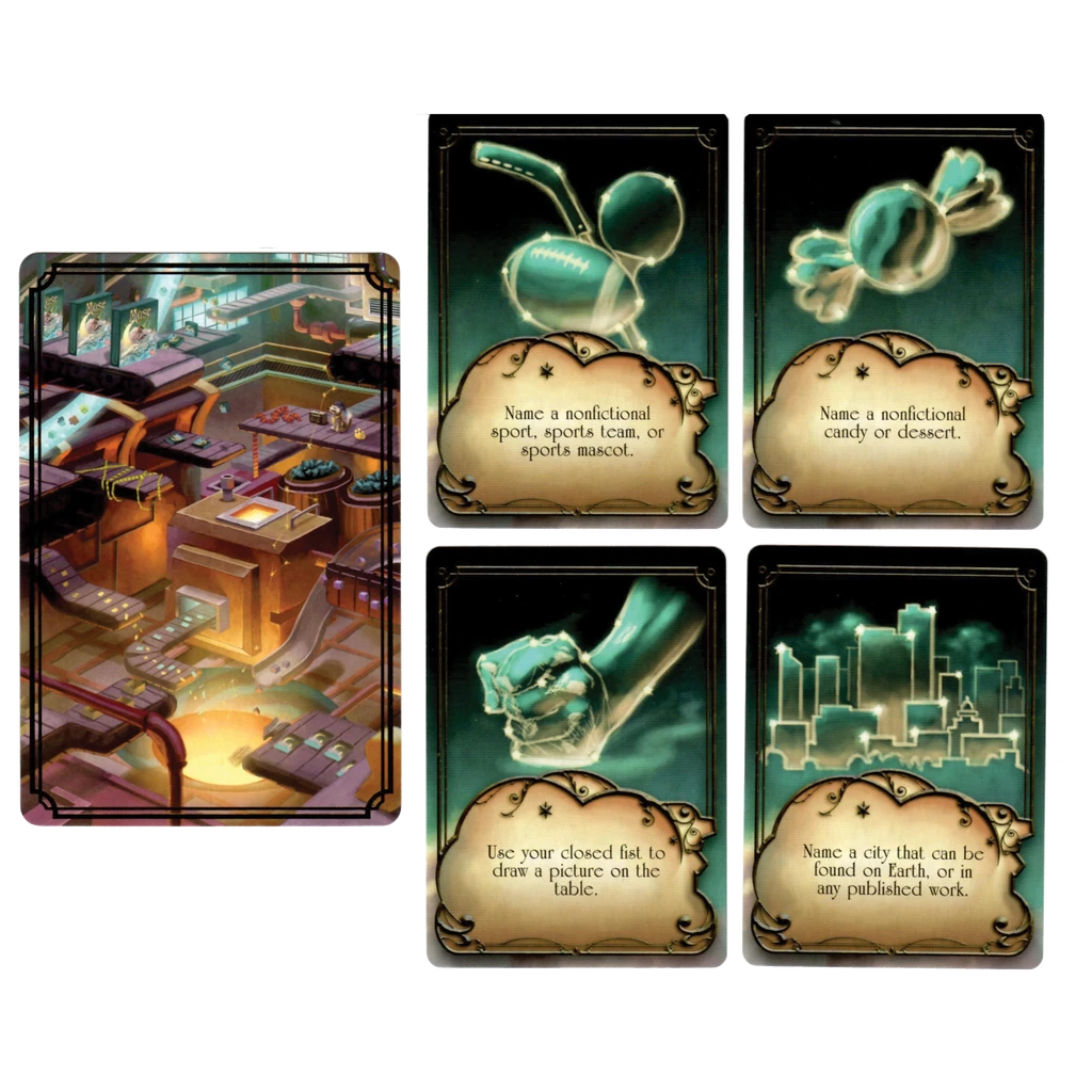 Muse: Dice Tower 2018 Kickstarter Promo Pack + Factory Card 1 Muse: Dice Tower 2018 Kickstarter Promo Pack + Factory Card