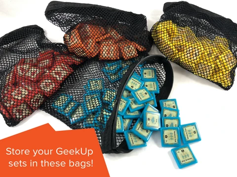 GeekUp Mesh Zipper Bag 1 GeekUp Mesh Zipper Bag