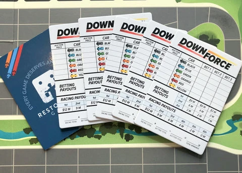 GeekUp Bit Set: Downforce Scoring Cards 1 GeekUp Bit Set: Downforce Scoring Cards
