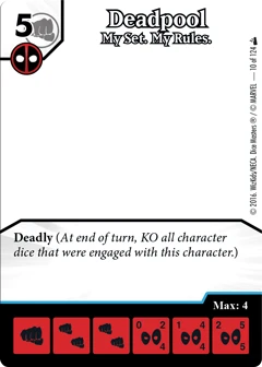Marvel Dice Masters: Deadpool Promo Card