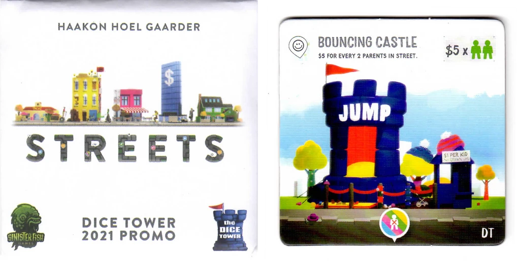 Streets: Dice Tower 2021 Promo Tile 1 Streets: Dice Tower 2021 Promo Tile