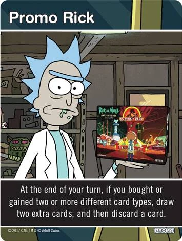 Rick And Morty: Close Rick-Counters Of The Rick Kind Deck-Building Game - Promo Rick 1 Rick And Morty: Close Rick-Counters Of The Rick Kind Deck-Building Game - Promo Rick