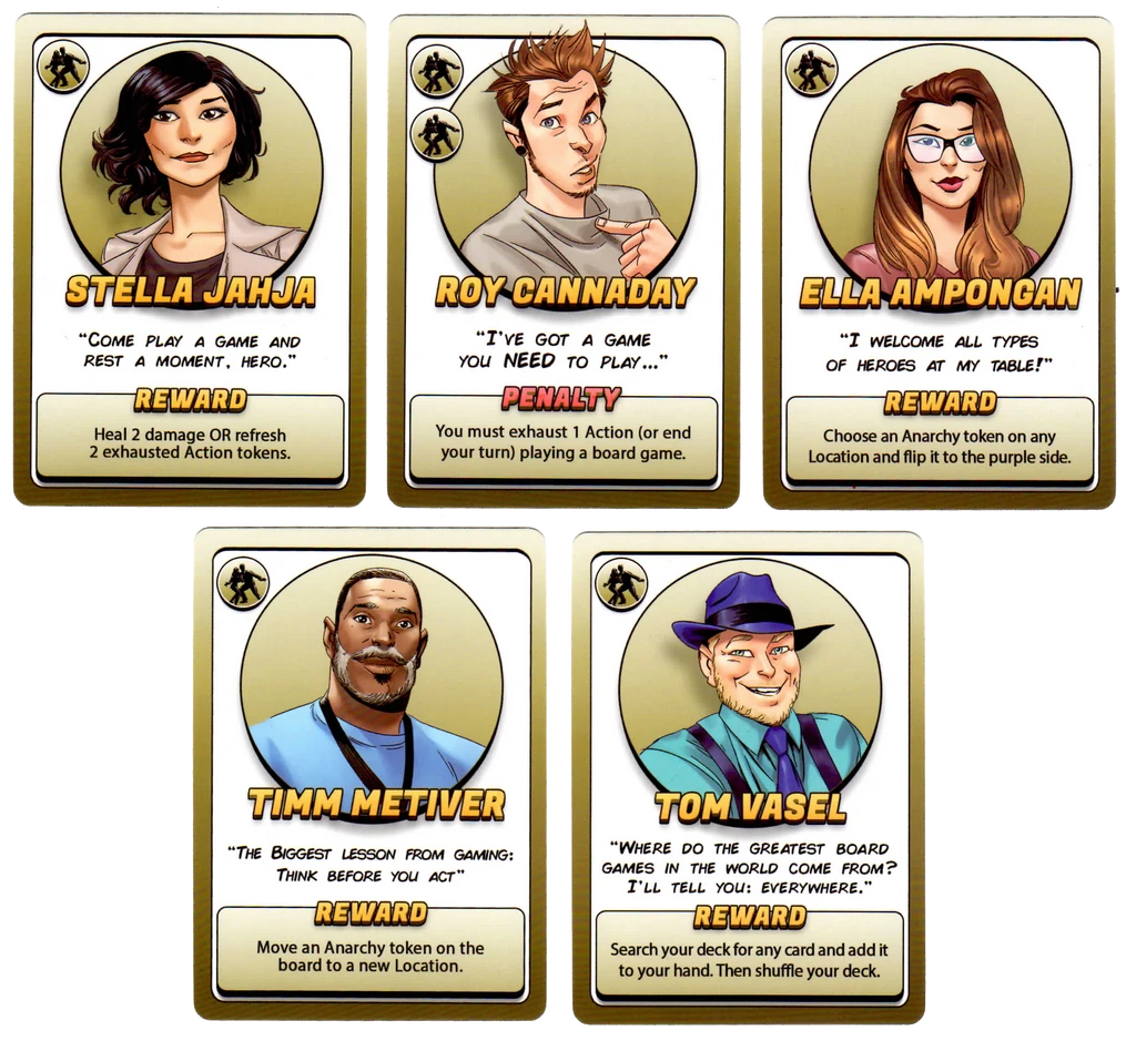 Freedom Five: 2021 Dice Tower Bystander Cards 1 Freedom Five: 2021 Dice Tower Bystander Cards