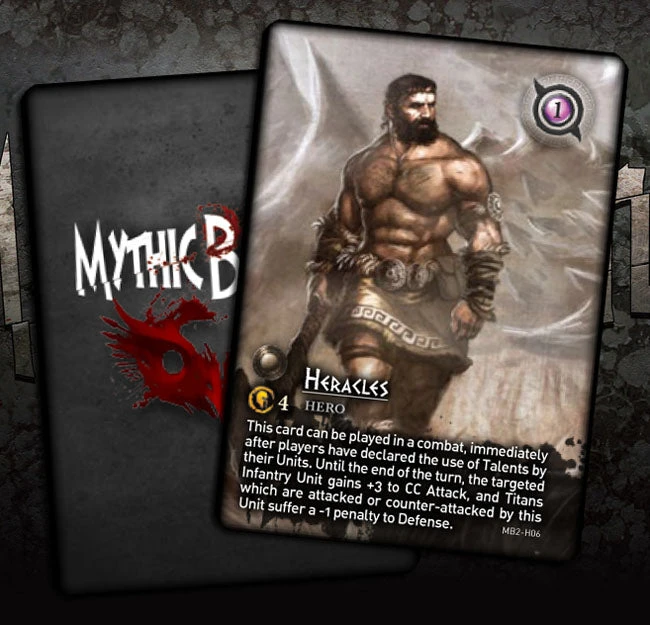 Mythic Battles: Heracles Promo Card 1 Mythic Battles: Heracles Promo Card